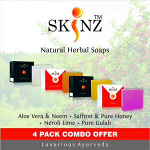Aloe Vera & Neem + Saffron & Pure Honey + Neroli Lime + Pure Gulab
